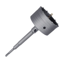 30mm / 1-3/16 inch Concrete Hole Saw with 220mm SDS Plus Shank Connecting Rod, Tungsten Carbide Teeth Cement Hole Saw for Concrete Cement Brick Wall Stone (30mm (1-3/16 inch))