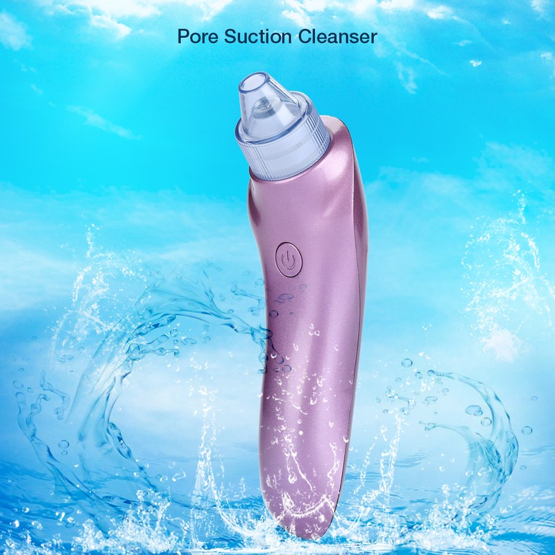 4 Replaceable Heads Blackhead Vacuum Removal Pore Acne Suction Cleanser