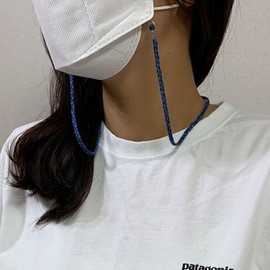 mask strap twist mask rope mask string MST15 Blue 5ea