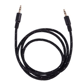 Peakloong 1M 3.5mm Stereo Male to Male Jack Aux Cable Audio Auxiliary Lead for Phone Car, Black