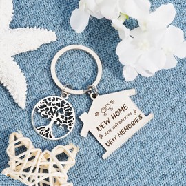 Nurplexl New Home Gifts,New Home Keyring,Housewarming Gifts,Couple Gifts,New Home Gifts For Couple,Home Sweet Owners,New House Gift Ideas,First Home Keyring House Gift Moving Abroad Decorations
