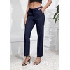 Urban CoCo Women's Elastic Waisted Dress Pants Business Work Casual