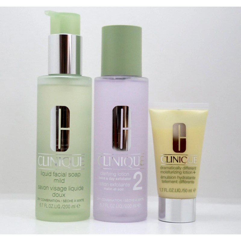 Clinique Dry Combination 3-Step Creates Great Skin