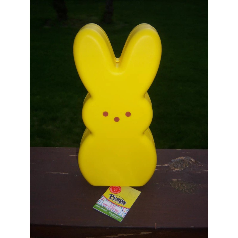 GREENBRIER NEW ADORABLE!! HTF "PEEPS" BLOWMOLD RETRO Light-up Bunny Rabbit