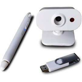 Portable Interactive Whiteboard Smart Teaching Whiteboard,Long Foucs Written and Drawn,Mini Portable Projector Screen for Home,Office, Classrooms, Meeting and Presentation