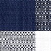 Split P Block Check Woven Placemat Set of 4