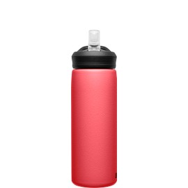 CamelBak Eddy+ Water Bottle with Straw 20oz - Insulated Stainless Steel, Wild Strawberry