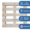 Greaton, Heavy-Duty 4-Way Entry Wooden Pallet – 40x36x5”, Industrial-Grade Hardwood