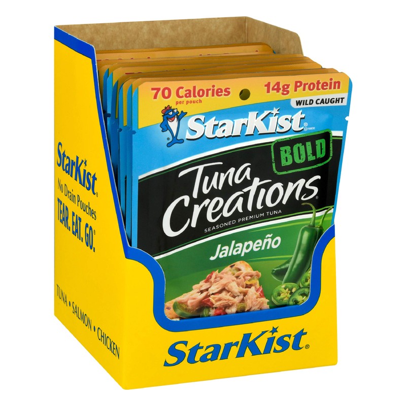 StarKist Tuna Creations BOLD Jalapeño, 2.6 oz Pouch (12 Pack)