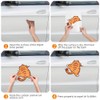 URAQT Scratch Cat Vinyl Car Sticker, 3D Cartoon Animal Cat