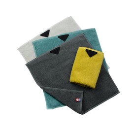 aso ss-kt270-h4-1 99 Towels, Handkerchief, Imabari, Colorful, Bi-Color, Set of 4 (Black Tag)