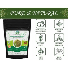 Bhringraj Powder 100 Gm I Bhringaraj Eclipta Alba Powder Promotes Healthy Hair Growth