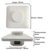 LED 10-200 W Dimmer Switch Rotary Dimmer LEDs & Transformer