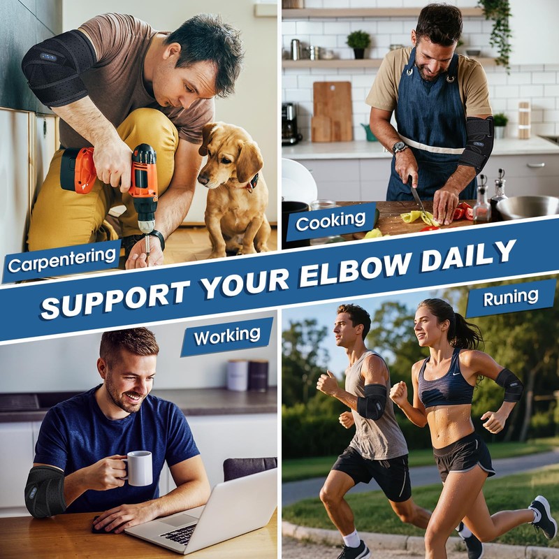 TISMOD Elbow Brace, Elbow Splint for Cubital Tunnel Brace for