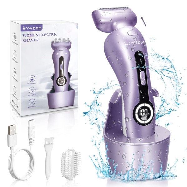 krovena Electric Shaver for Women Electric Razor for Womens Bikini