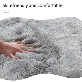 CYlovinho 3 Pcs Bath Rugs Set, Bath Rug + Contour Mat + Toilet Seat Cover, Super Soft Microfiber Water Absorbent and Non-Slip Bathroom Rugs with PVC Point Rubber Backing, Machine Washable