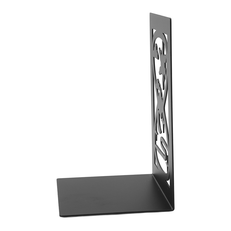 4Pcs Metal Book Ends Orderly Storage Arbitrary Adjustment Smoother Edges