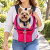 Breathable Dog Carrier Backpack for Travel – Adjustable Double-Shoulder Pet