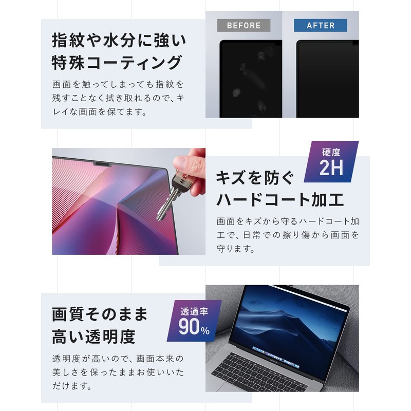 HOGOTECH 2023 A2485 A2991 Blue Light Cut Anti-Glare MacBook Pro