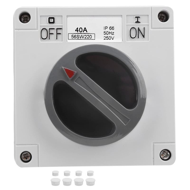 IP66 Waterproof Switch 250 V 2 Position Rotary Selector Switch