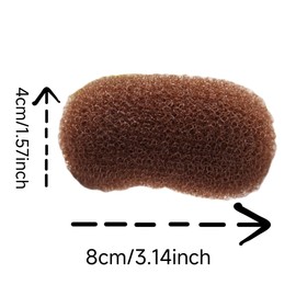 2pcs Hair Base Sponge Volume Bump Inserts Hair Bases,Hair Pads Hair Styling Clip Hair Accessories,Puff Hair Head Cushion Hair Styling Tools for Women Girls