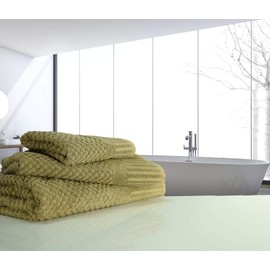 Luxury linenHall Spa, Quick Dry 450gsm, Waffle Hand Towel In Mocha