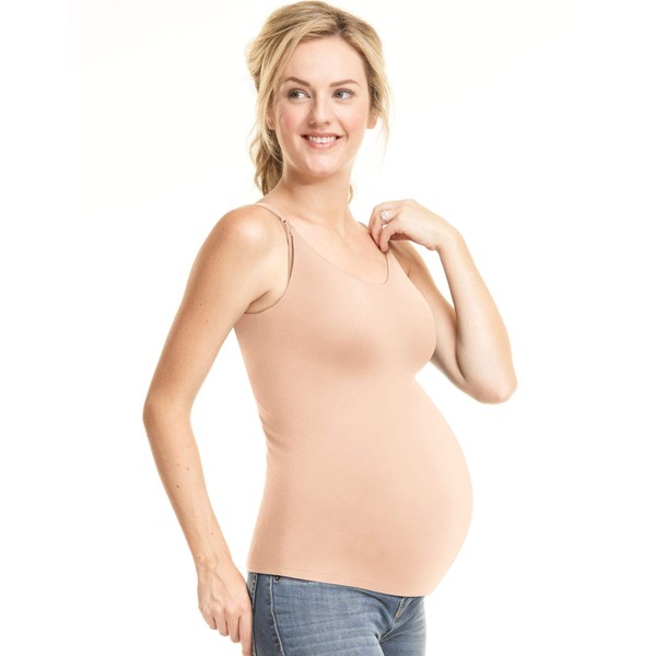 PLAYTEX Womens Nursing Wirefree Cami with Built-in Shelf Bra, S,