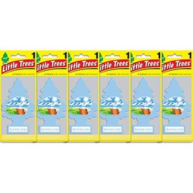 Little Trees Hanging Air Freshener, Summer Linen, Set of 1 x 6