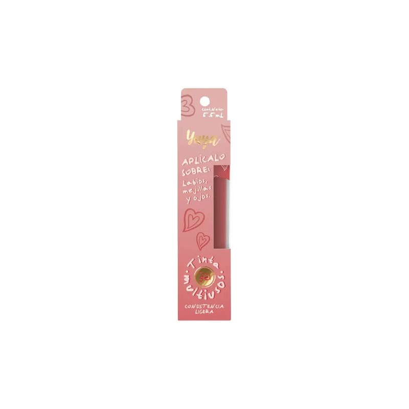 Tinta Multiusos Con Aloe Vera Color Rosa Párvula 5.5 Ml