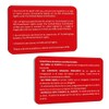 Kocak Gold 30 Pack Plastic Know Your Rights Immigration Red