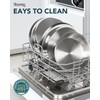 MICHELANGELO Stainless Steel Frying Pan Set, Cooking Pans with Removable