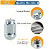 MIXOPOLY Golf Cart Wheel Lug Nut Kit 1/2-20 for EZGO