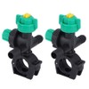 AUNMAS Fan Misting Nozzle, 2Pcs External Thread Agricultural Sprayer Fan