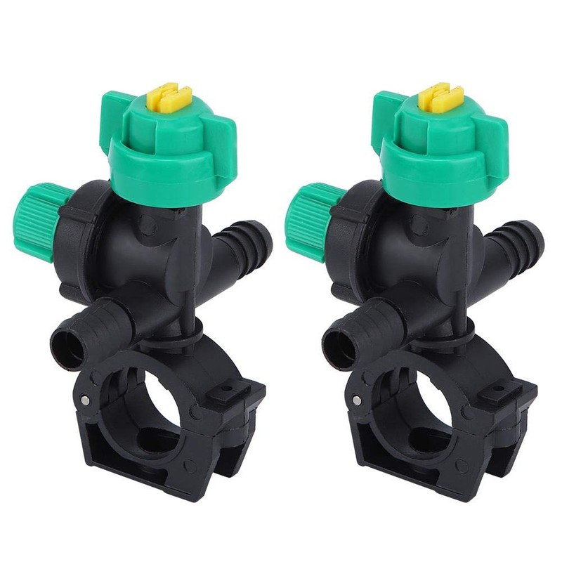 AUNMAS Fan Misting Nozzle, 2Pcs External Thread Agricultural Sprayer Fan