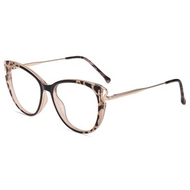 Firmoo 2022 New Blue Light Blocking Reading Glasses 1.0, Cat Eye Computer Readers Glasses, Bluelight Blocker Eyewear Anti Glare/Fatigue for Women/Men, Pattern