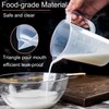 DARENYI 2 Pcs Plastic Measuring Jugs 1L, Large Plastic Measuring