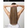 LUVME Straight Seamless 110g 7Pcs Clip in Hair Extensions Full
