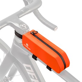 OFFBONDAGE Waterproof Bike Top Tube Bag - TPU Bolt-On & Strap Mount Frame Pack, Lightweight Aerodynamic Cycling Storage for Mountain/Road/Gravel