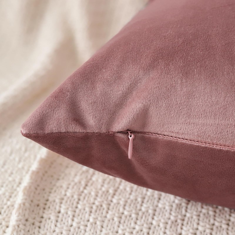 Artscope Luxury Velvet Cushion Covers Super Soft Decorative Rectangle Throw