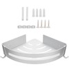 Wall Storage Rack Aluminum Corner Shower Caddies Wall Mounted Bathroom