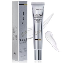 Retinol Under Eye Cream - Cream for Men & Women, Dark Circles, Puffiness & Wrinkles, Anti-Aging Eye Cream for Fine Lines, 0.7 Fl Oz