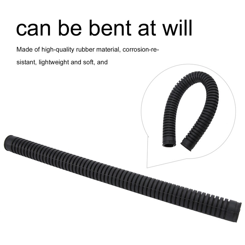 Diving Corrugated Inflator Hose for BCD Airway Flexible Rubber Hose