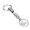 Upstore 3PCS Silver Portable Detachable Metal Steel Pull-Apart Key Rings