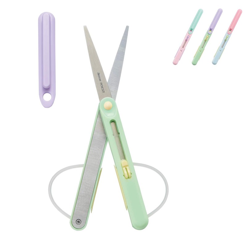 Raymei Fujii SH706M Scissors Pen Cut Compact Portable Scissors for