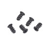 Favordrory M5x10 Black Zinc Computer Case Fan Screws, Computer Cooling