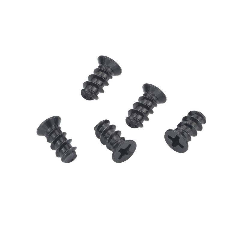 Favordrory M5x10 Black Zinc Computer Case Fan Screws, Computer Cooling