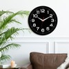 Wall Clock Silent Non-Ticking Modern Clock Battery Operated 10 Inch
