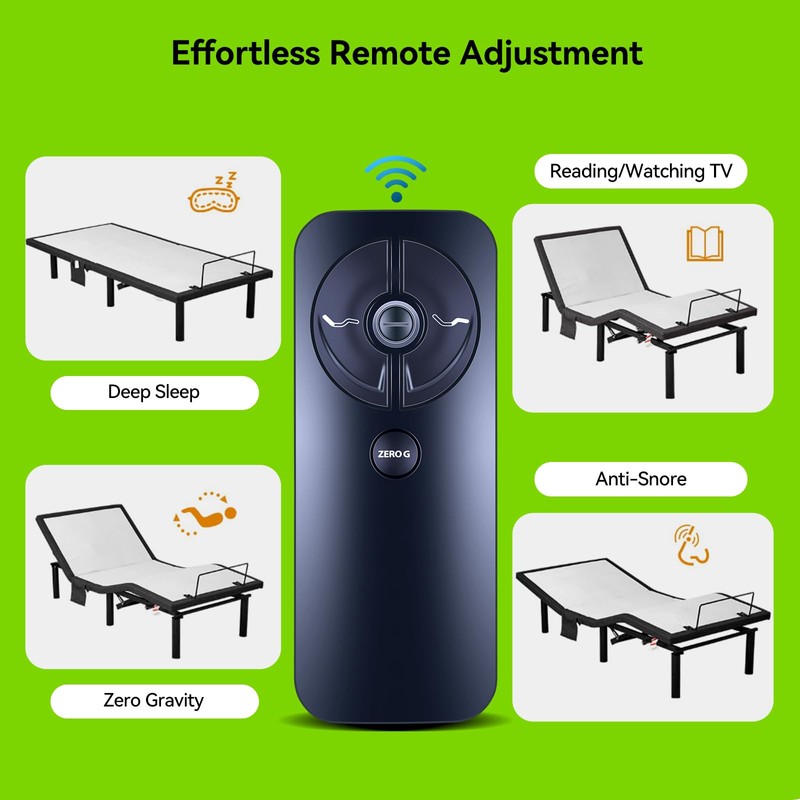 PZL RF399A RF368B Replacement Adjustable Bed Remote Control for Sealy