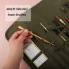 Pencil Roll Up Case Canvas Pencil Pouch Case Pen Wrap