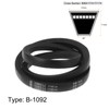 sourcing map 2pcs B-1092 V-Belts Drive Belt 1092mm(43") Inner Girth